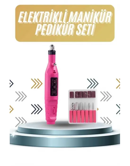 Protez Tırnak Ayak Nasır Ve Tırnak Mantar Makinesi Elektrikli 12v Tırnak Törpü Seti