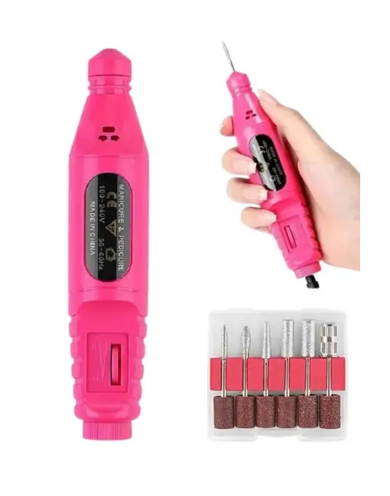 Protez Tırnak Ayak Nasır Ve Tırnak Mantar Makinesi Elektrikli 12v Tırnak Törpü Seti
