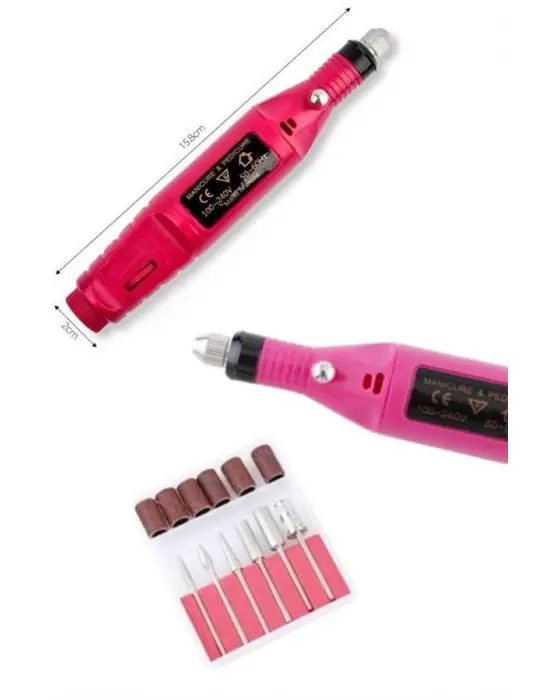 Protez Tırnak Ayak Nasır Ve Tırnak Mantar Makinesi Elektrikli 12v Tırnak Törpü Seti