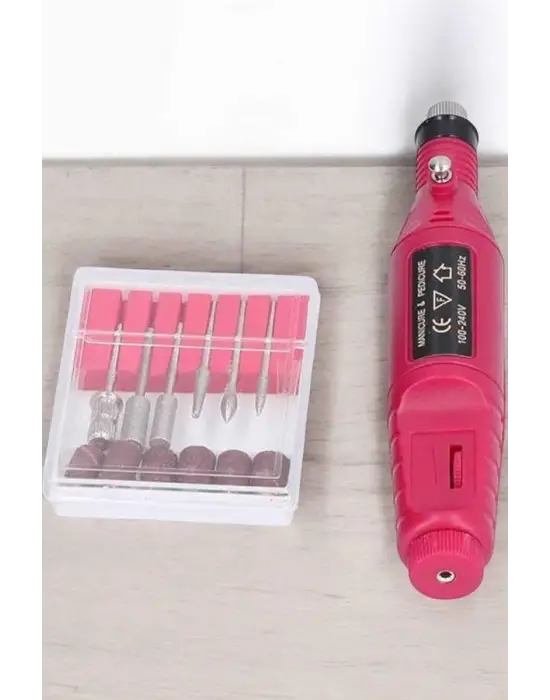 Protez Tırnak Manikür Ve Pedikür Seti Elektrikli