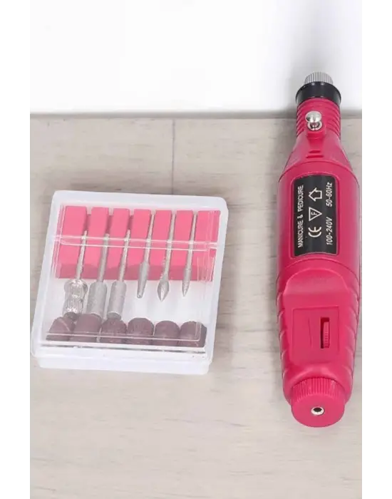 Protez Tırnak Manikür Ve Pedikür Seti Elektrikli