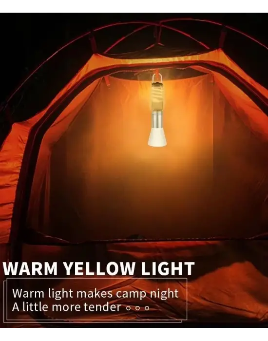 Ps-8915 10w Zoomlu Led Powerbank Özellikli Şarjlı Kamp El Feneri