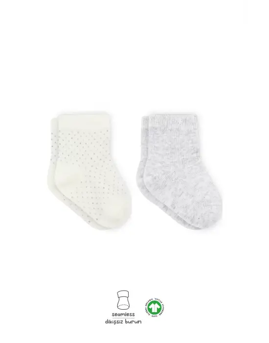 Omarı Rahatlık ve Şıklığı Buluşturan 2li Penye Soket Çorap Seti