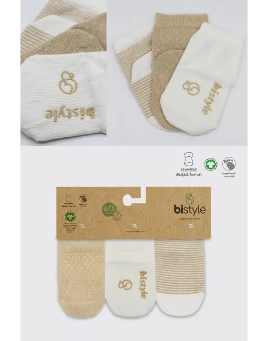 Omarı Kaymaz Penye Soket Çorap Seti