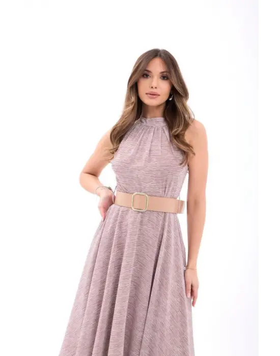 Omarı Şık Siyah Elbise - Trendy Tarzıyla Fark Yaratan