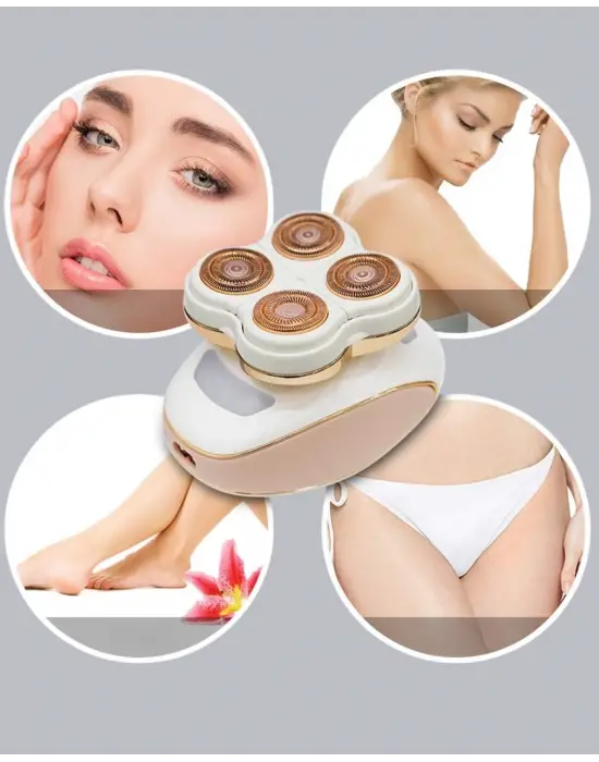 Pürüzsüz Cilt İçin Çok Başlıklı Ağrısız Tıraş Makinesi