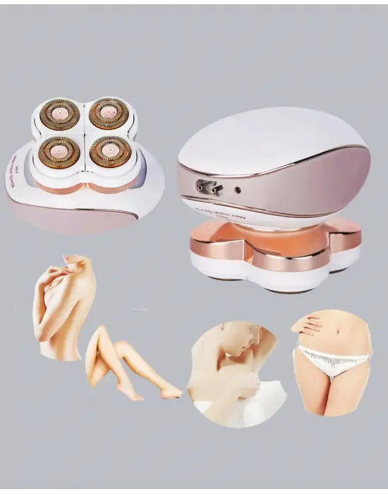 Pürüzsüz Cilt İçin Çok Başlıklı Ağrısız Tıraş Makinesi
