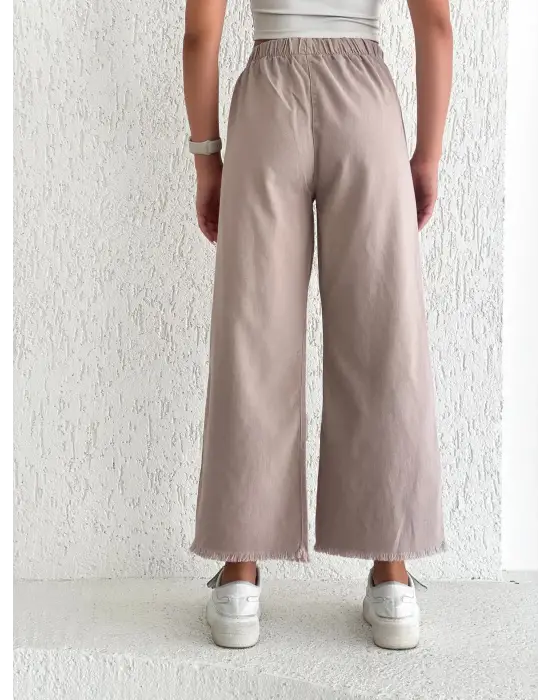 Omarı Püsküllü Palazzo Pantolon - Trendy Tarz ve Rahatlık