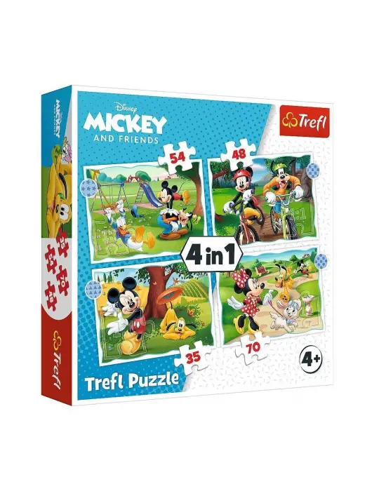 PUZZLE-34604 Disney 4IN1 Puzzle