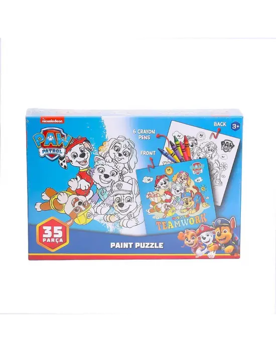 Omarı Paw Patrol Temalı Boyama Puzzle