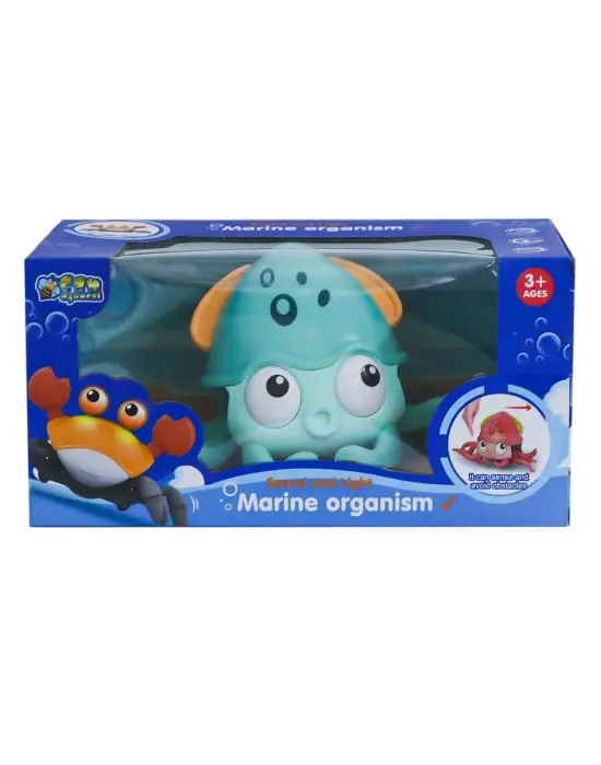 QC 1Y Sesli Işıklı Sensörlü Şarjlı Yengeç -HalitCan Oyuncak