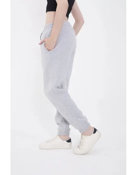 Omarı Sıkı ve Rahat Gri Eşofman Pantolon