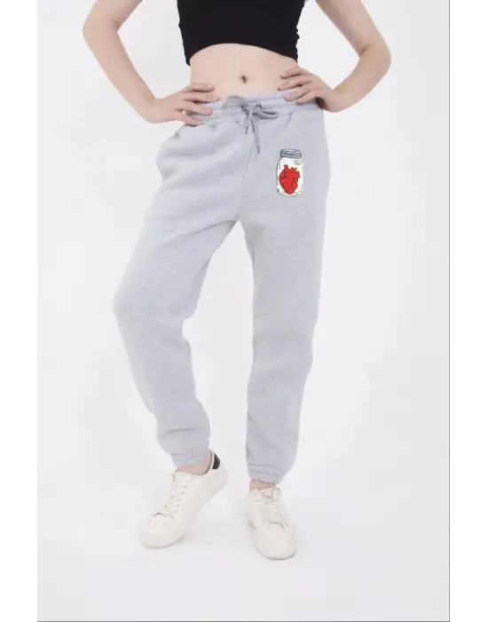 Omarı Sıkı ve Rahat Gri Eşofman Pantolon