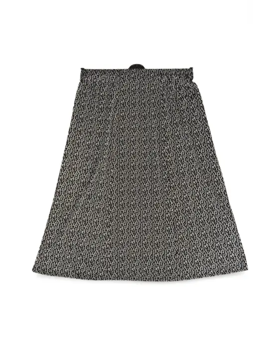 Omarı Full Likralı Pigment Penye Beli Lastikli Namaz Eteği - Uzun Model