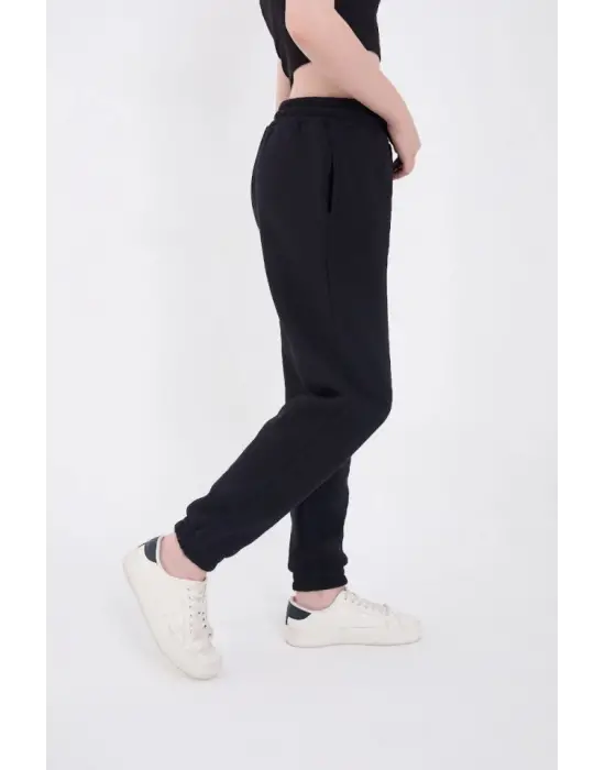 Omarı Lastikli Baskılı Eşofman Pantolon - Lacivert