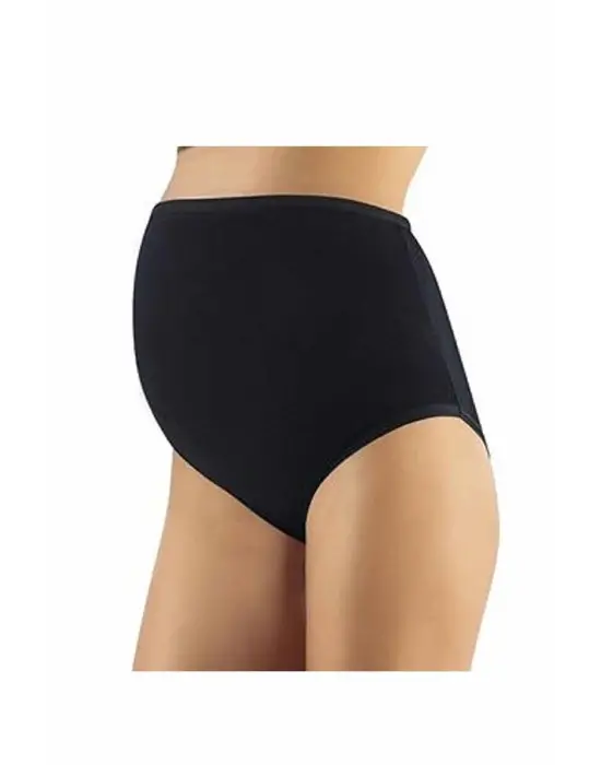 Omarı Rahat ve Esnek Siyah Hamile Bato Külot