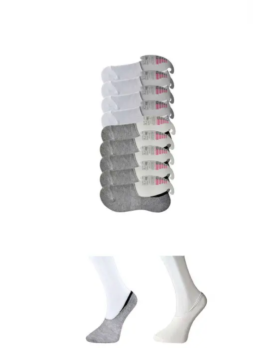 Omarı Renkli ve Rahat Kadın Babet Çorap Seti