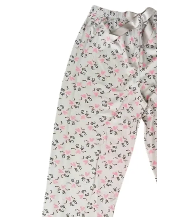 Omarı Mevsimlik Beli Lastikli Krem Pantolon