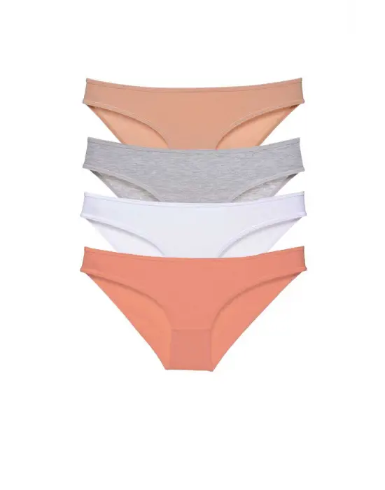 Omarı Süper Eko Kadın Likralı Slip Külot Seti