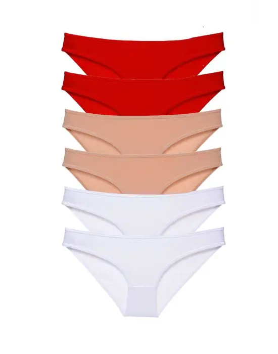 Omarı Yumuşak ve Esnek Kadın Slip Külot Seti