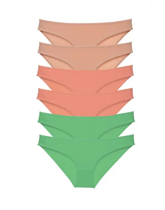 Omarı Süper Eko Set Likralı Kadın Slip Külot