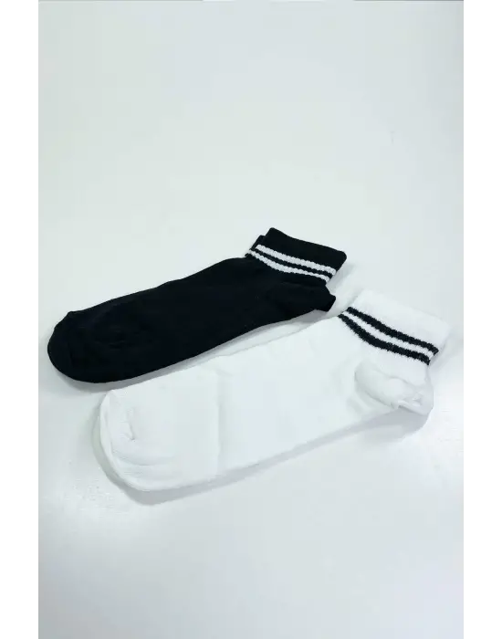 Omarı Yumuşak Dokulu Kadın İçin Rahat Patik Çorap Seti