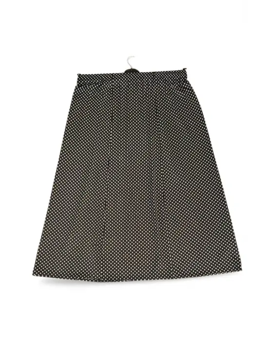 Omarı Likralı Uzun Anne Eteği - Beli Lastikli Pigment Penye Etek - Moda Şıklığı