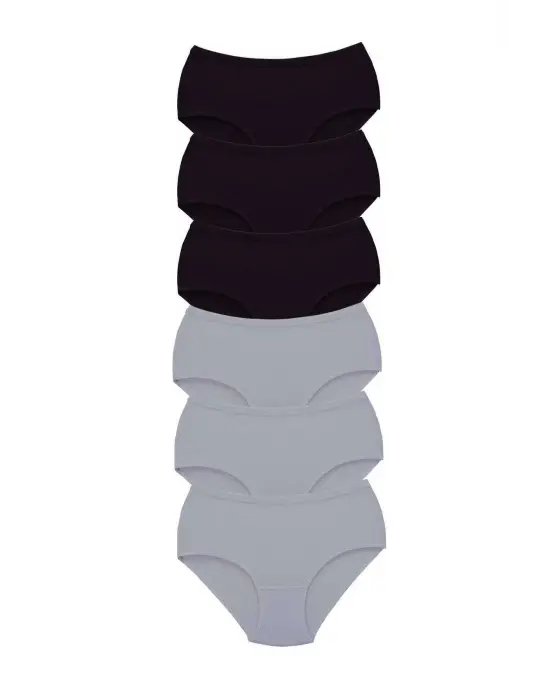 Omarı Tutku Kadın Yüksek Bel Kalın Lastik Külot Seti