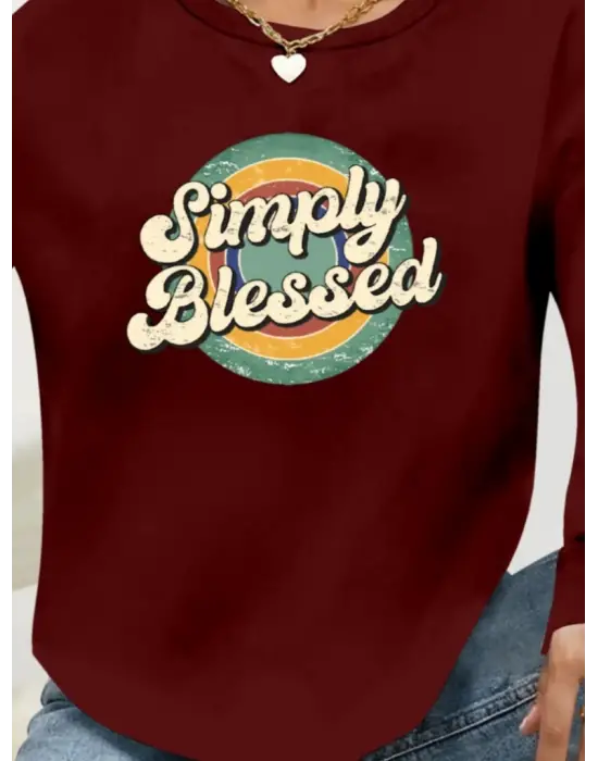 Omarı Rahat ve Şık Kadın Bisiklet Yaka Bluz