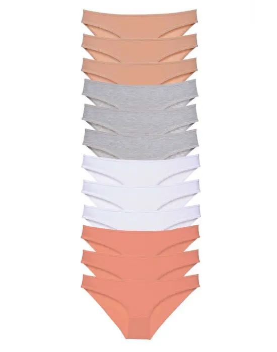 Omarı Süper Eko Set Likralı Kadın Slip Külot Seti