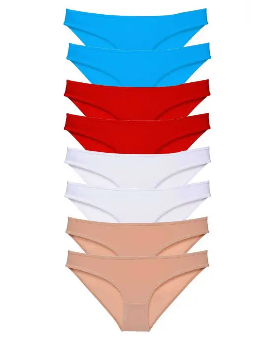 Omarı Süper İnce ve Rahat Kadın Slip Külot Seti