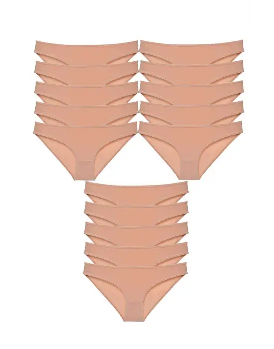 Omarı Süper Eko Set Likralı Kadın Slip Külot