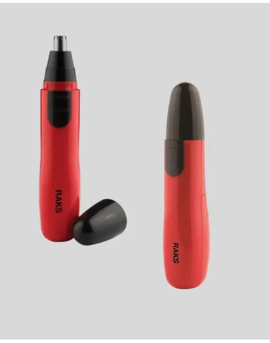 Raks Kırmızı Tüy Temizleme Cihazı Kulak Burun Pilli Ergonomik