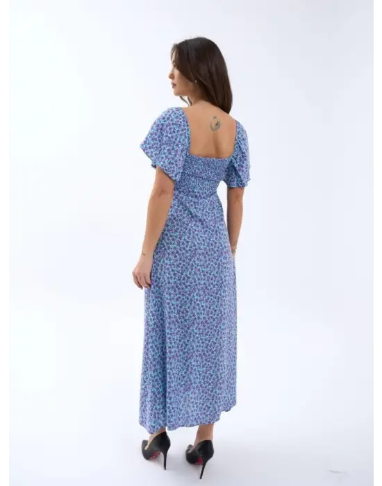 Omarı Elegan İnce Askılı Siyah Elbise