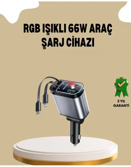 Renault, Peugeot, Citroen, Fiat Araçlar İçin Hızlı Şarjlı Araç Çakmaklık Adaptörü