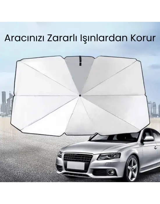 Renault Symbol, Dacia Sandero, Opel Corsa, Ford Ka, Peugeot 208 Uyumlu Oto Şemsiye