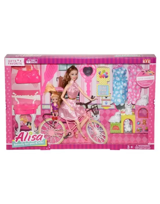 Omarı Renkli Bisikleti Efe ve Alisa Oyun Seti