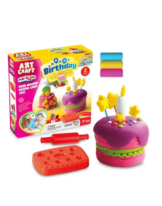 Omarı Eğlenceli Doğum Günü Oyun Hamuru