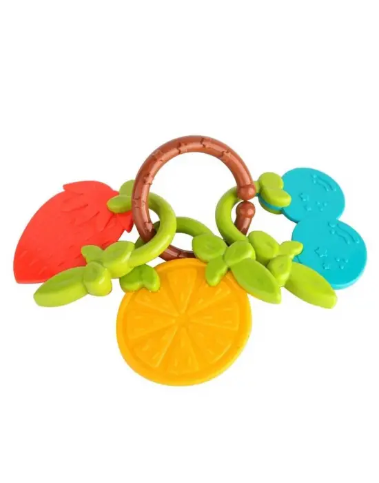 Omarı Renkli Meyve Dişlik - Bebeğiniz İçin Eğlenceli Diş Kaşıyıcı