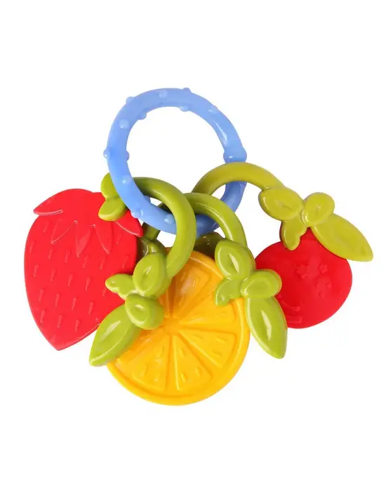 Omarı Renkli Meyve Dişlik - Bebeğiniz İçin Eğlenceli Diş Kaşıyıcı