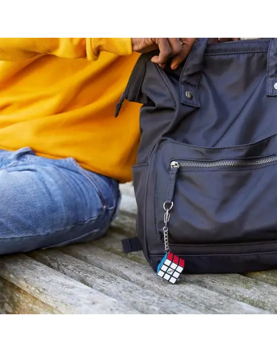 Omarı Renkli Rubik Küp Anahtarlık 3x3