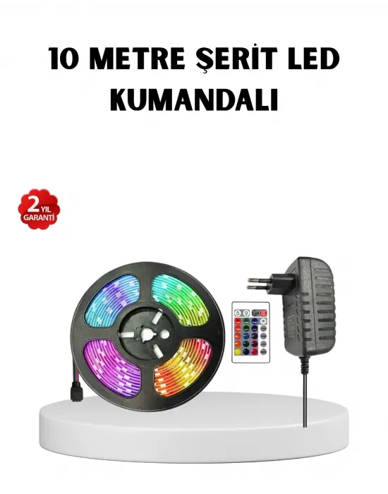 Renkli Smart Led Şerit – Suya Dayanıklı, Esnek, Enerji Tasarruflu