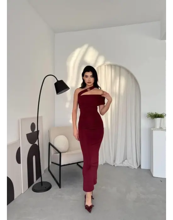 Reta Çapraz Omuz Elbise