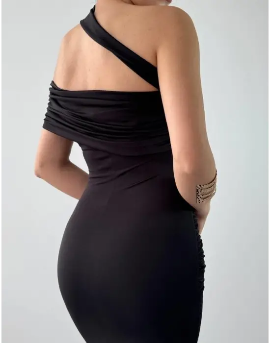 Reta Çapraz Omuz Elbise