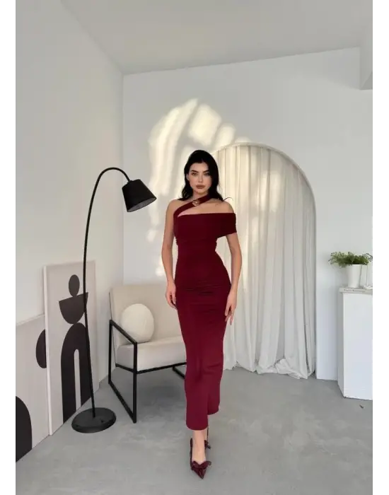 Reta Çapraz Omuz Elbise