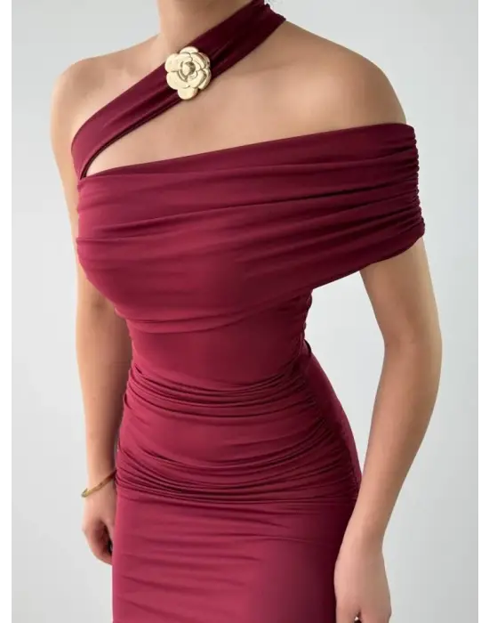 Reta Çapraz Omuz Elbise