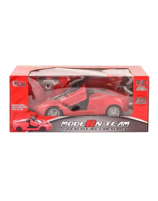 RG-1382-9-11 Kumandalı Kapıları Açılabilir Işıklı Spor araba 1:24 Vardem Oyuncak