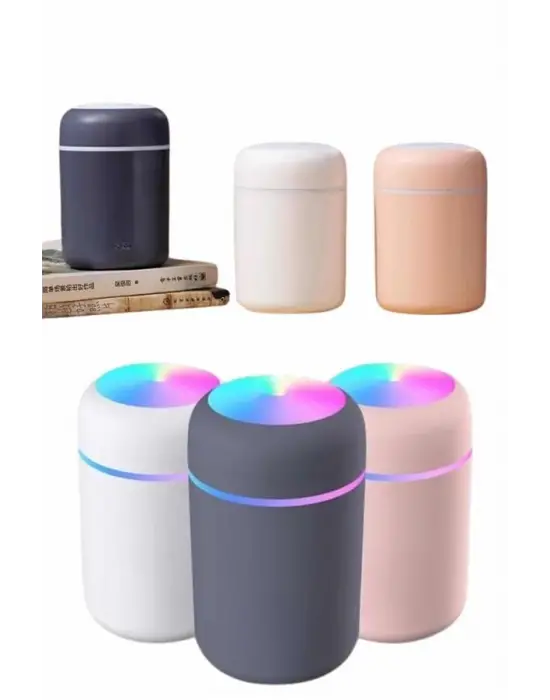 Rgb Işıklı Ulrasonik Ledli Hava Nemlendirici Buhar Makinesi Buhardanlık