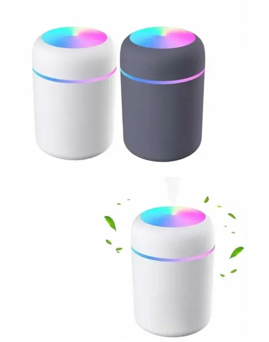 Rgb Işıklı Ulrasonik Ledli Hava Nemlendirici Buhar Makinesi Buhardanlık