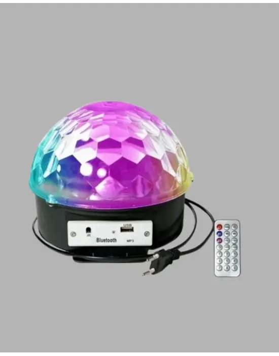 Rgb Led Disko Topu Projektör – Ev Partileri, Doğum Günleri Ve Eğlence İçin Işık Şovu